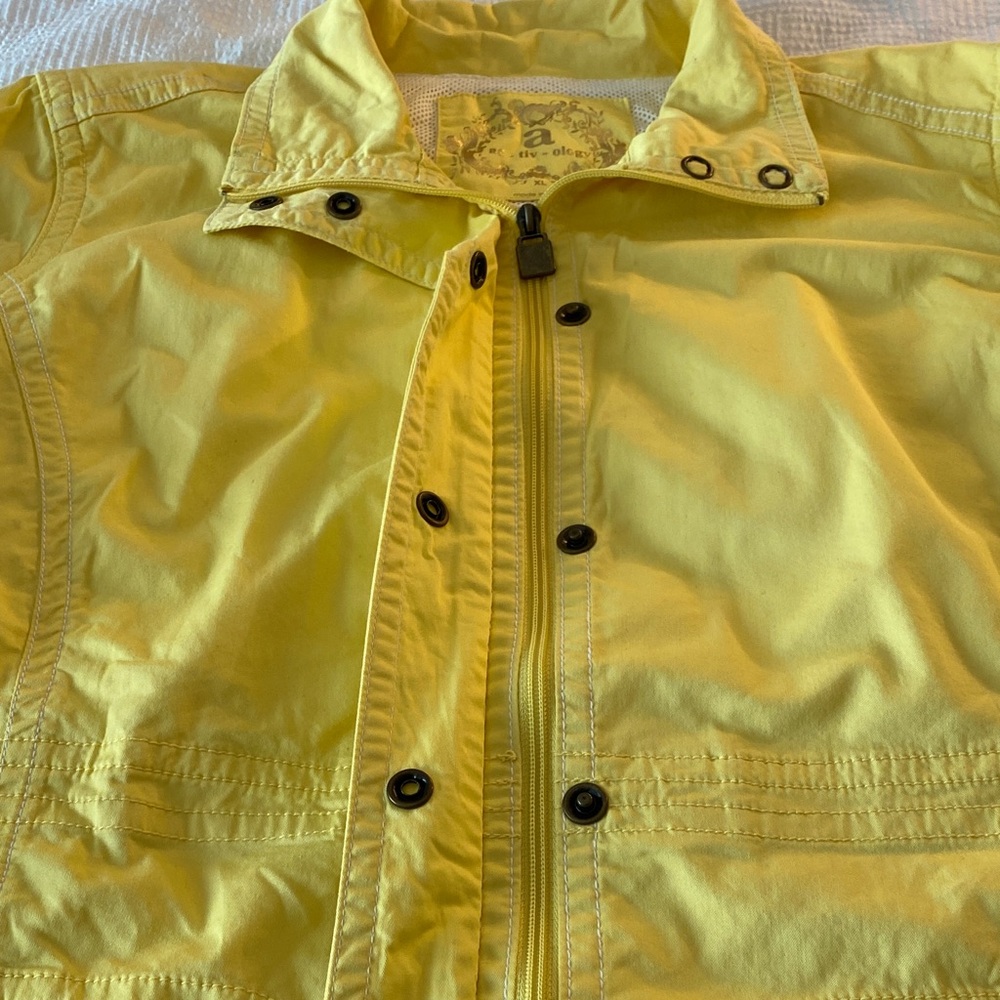 Yellow Utility Jacket - Picture 3 of 7